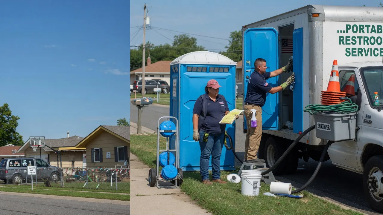 Portable Toilet Rental in Elmwood, IL near me